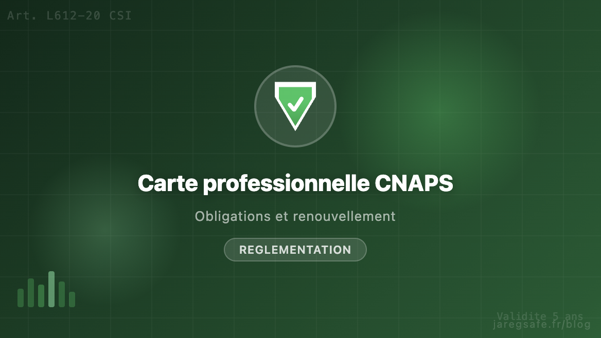 Carte professionnelle CNAPS